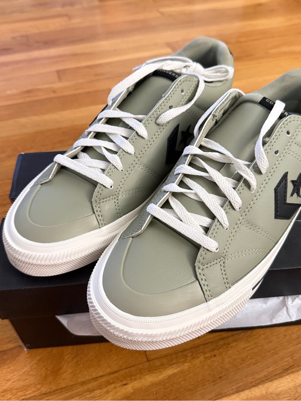 NEW Converse Sport Casual Ox Green Egret Shoes Sneakers Mens Size 11.5 A16366C